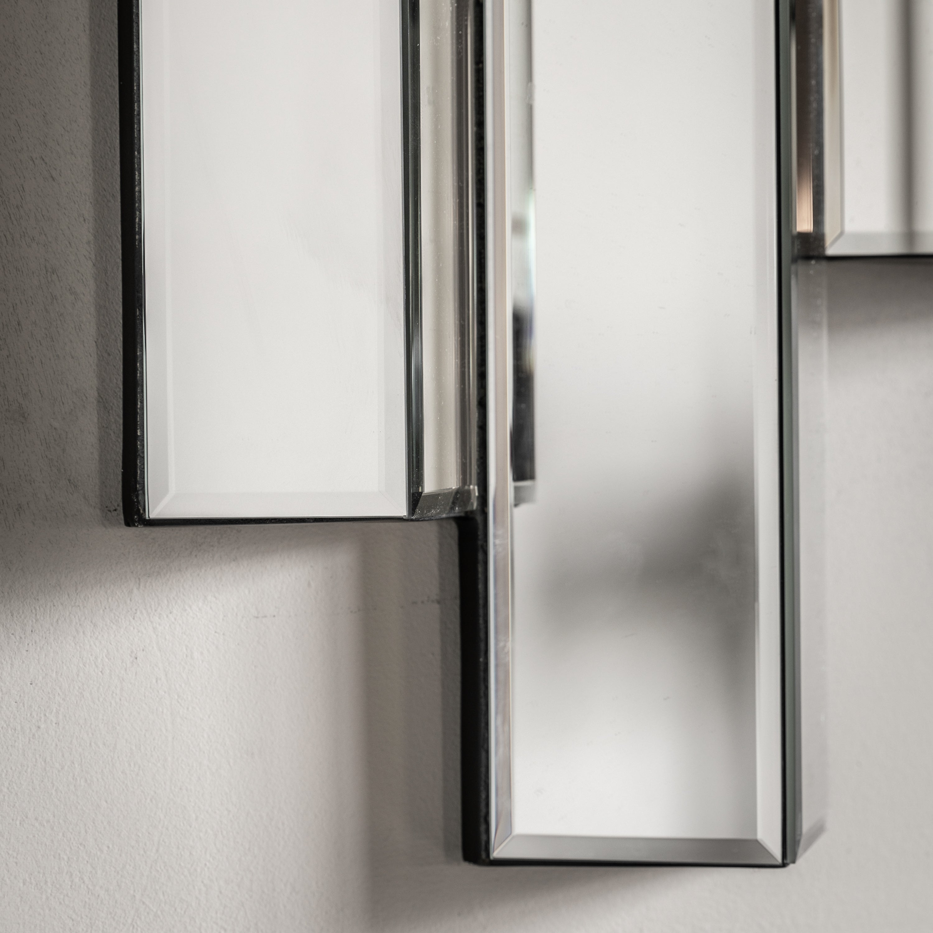 Dario Art Deco Bevelled Panels Wall Mirror